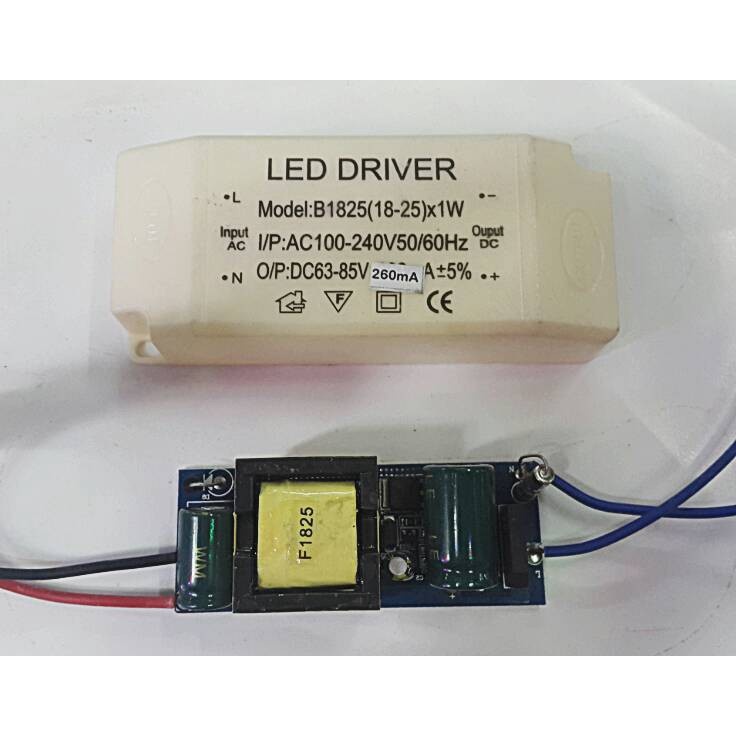 Jual LED Driver 18-25*1 Watt Casing Plastik | Shopee Indonesia