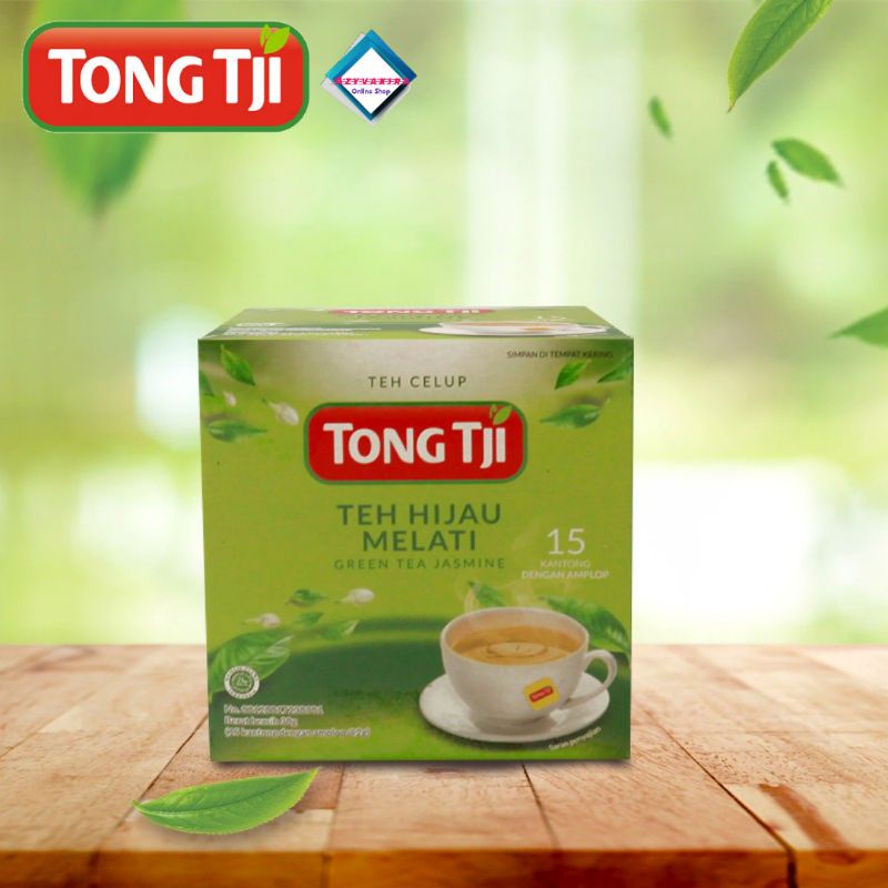 Jual Tong Tji Green Tea Jasmine 1 Pack Isi 30 Gram Tea Bag Teh Celup