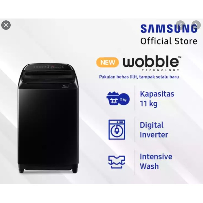 Jual Mesin Cuci Samsung WA11T5260BV Top Loading Inverter Series ...