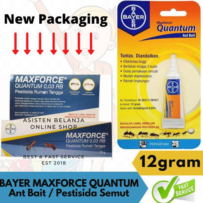 Jual Maxforce Quantum Gel 12gram Ant Bait Umpan Racun Pembasmi Bunuh Semut MAXFORCE Semut