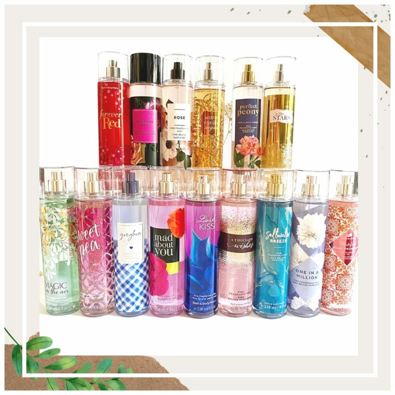 Jual BBW BATH AND BODY WORKS FRAGRANCE MIST 236 ML | Shopee Indonesia