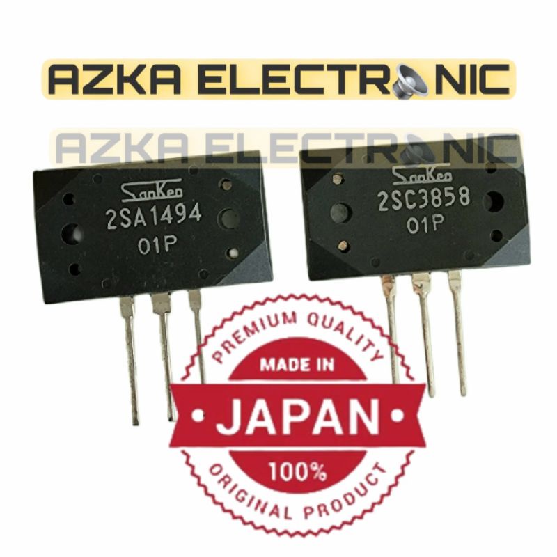 Jual Transistor Sanken 2SC3858 & 2SA1494 Original Japan | Shopee Indonesia