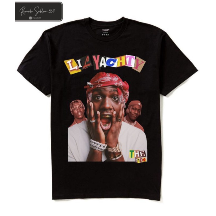 Jual kaos LIL YATCHTY baju LIL YACHTY rap tee vintage concept high ...