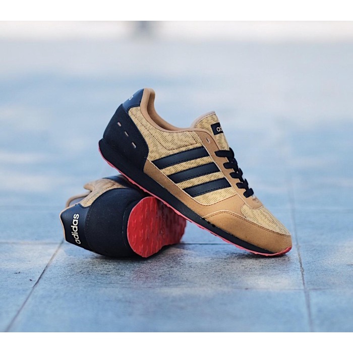 Jual SEPATU ADIDAS NEO CITY RACER WOOD BLACK SOL ORANGE ORIGINAL TERMURAH Shopee Indonesia