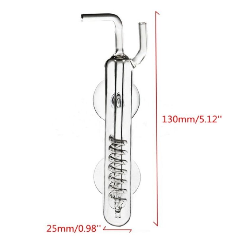 Jual bubble counter co2 spiral kaca aquascape | Shopee Indonesia