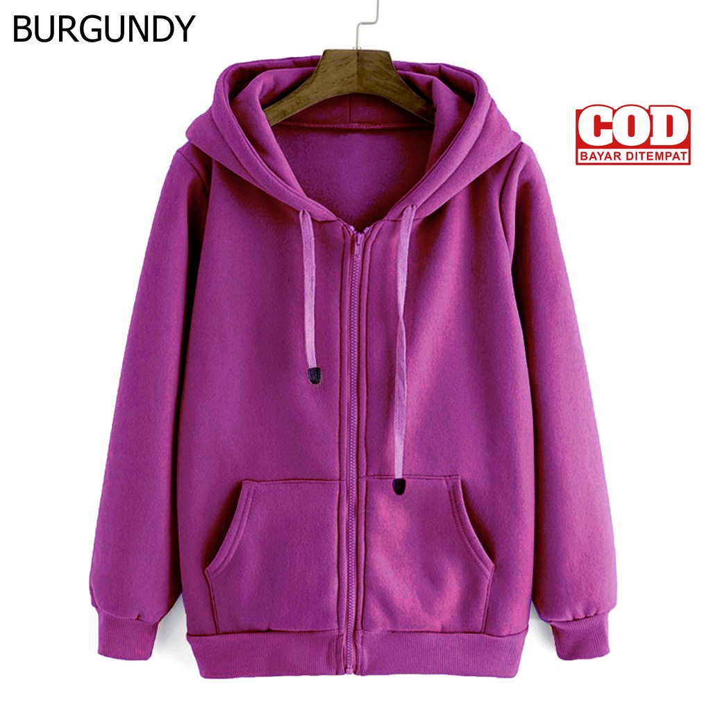 Jual JAKET POLOS HOODIE ZIPPER JAKET POLOS SWEATER POLOS RESLETING PRIA WANITA UNISEX M L XL XXL Shopee Indonesia