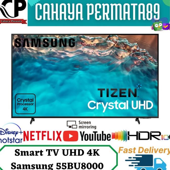 Jual [[[PRODAK BARU]]] SAMSUNG 55BU8000 Smart TV 55 Inch Crystal UHD 4K