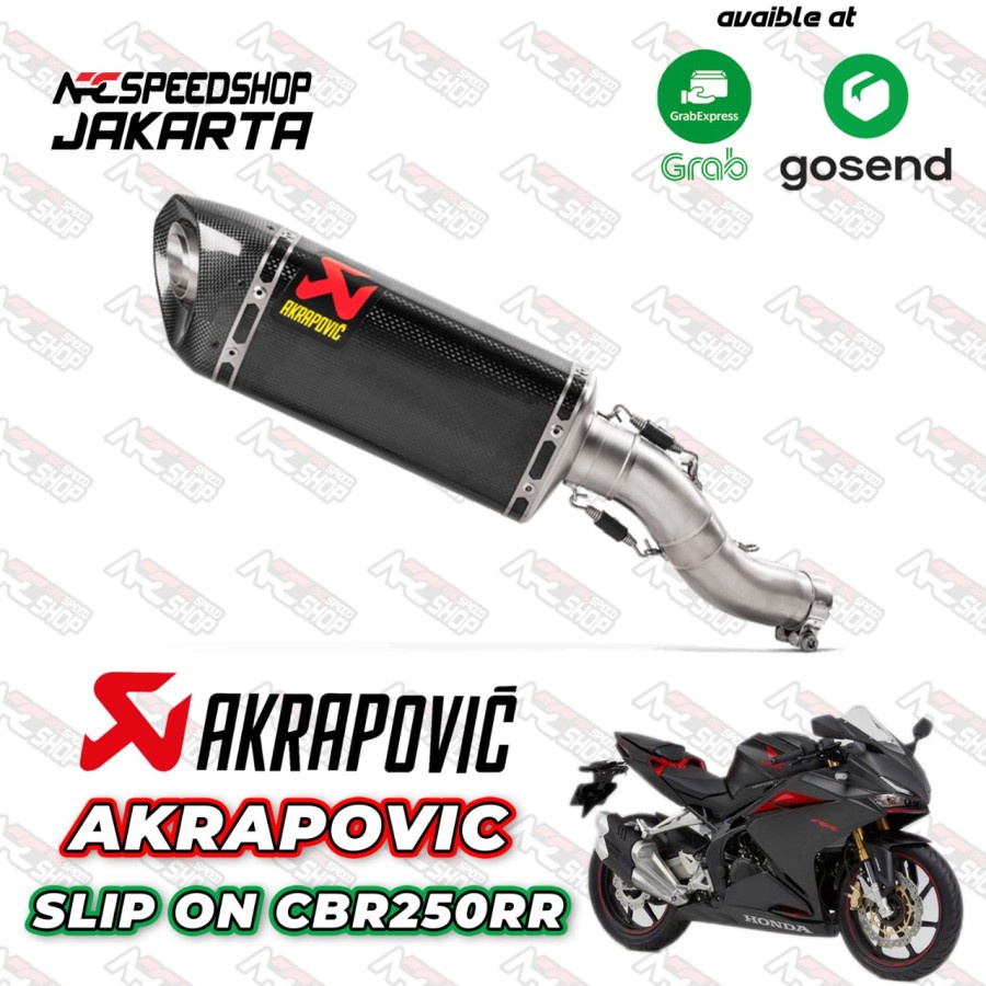 Jual Knalpot Akrapovic CBR 250RR Slip On Original Slovenia