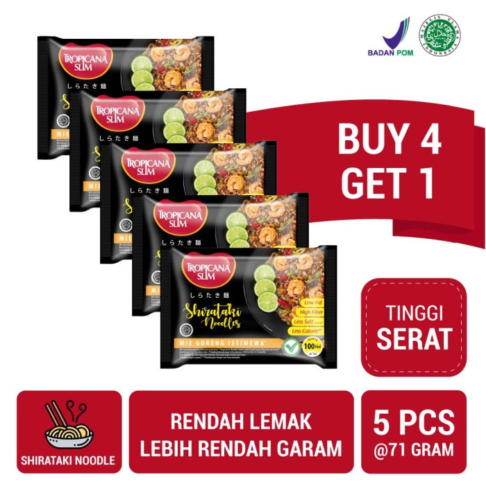 Jual Buy Get Free Tropicana Slim Shirataki Noodles Gr Shopee