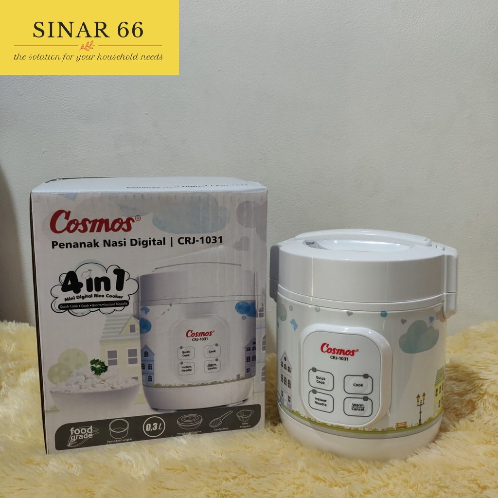Jual COSMOS MINI 4 IN 1 DIGITAL RICE COOKER MAGIC COM CRJ-1031 CRJ1031 ...