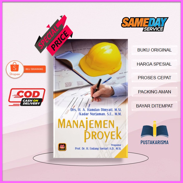 Jual Buku Manajemen Proyek Penulis Hamdan Dimyati Kadar Nurjaman Endang ...