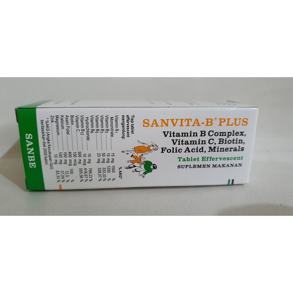 Jual SANVITA-B PLUS TAB EFFERVESCENT | Shopee Indonesia