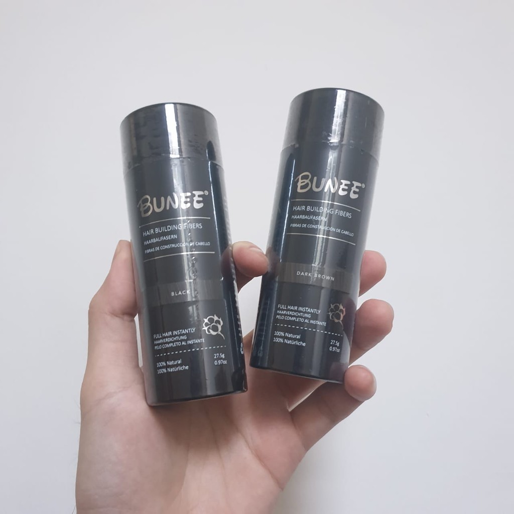 Jual Bunee Black Edition Hair Fiber 27,5Gr 100% Original - Bunee Hair ...