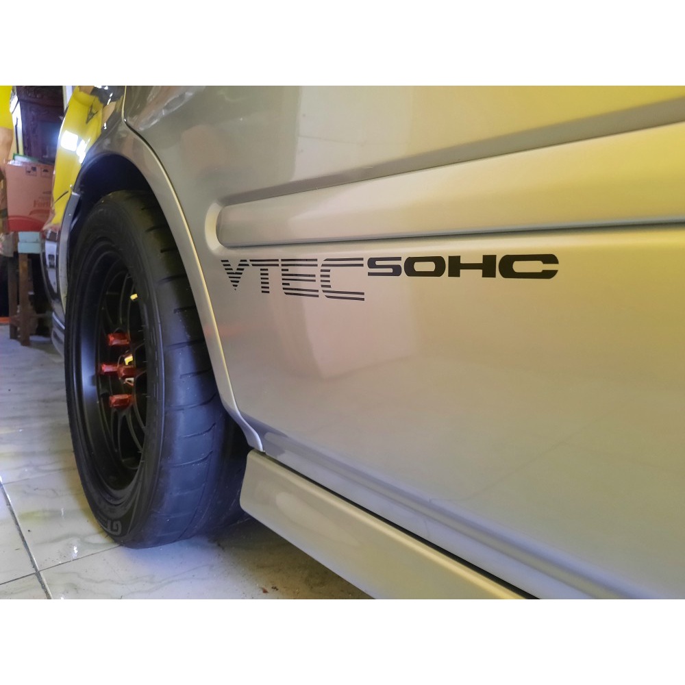 Jual Stiker Mobil Honda Vtec Sohc Car Decal Sticker Shopee Indonesia