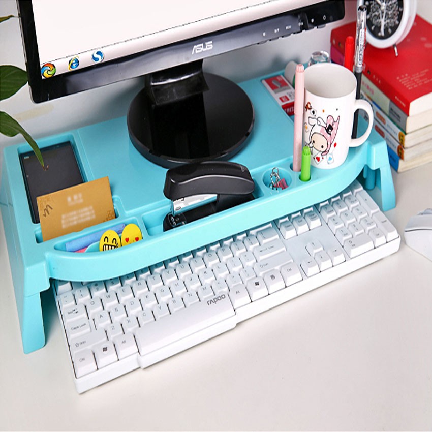 Jual Additive Score Grid Desktop Storage Organizer Keyboard Shelf Rak ...