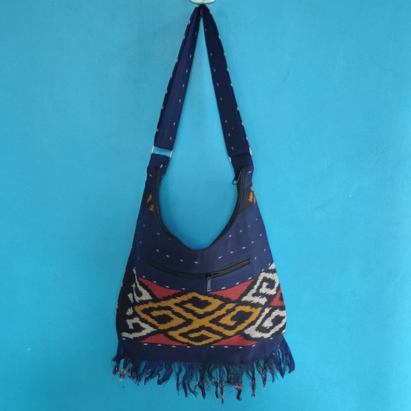 Tas Slempang Tenun Sling bag tenun motif dayak cumi kalimantan paruki mata  nazwa best seller