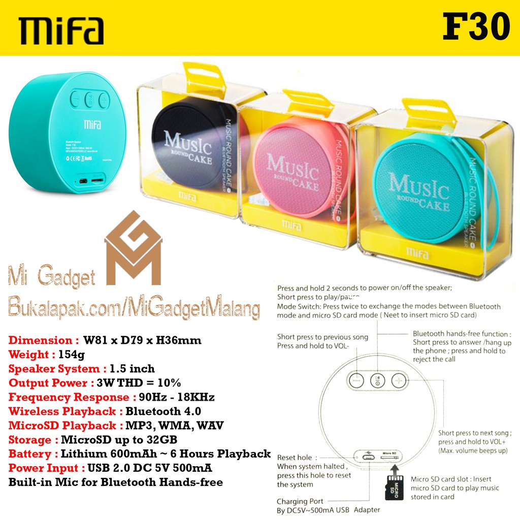 Mifa f30 hot sale