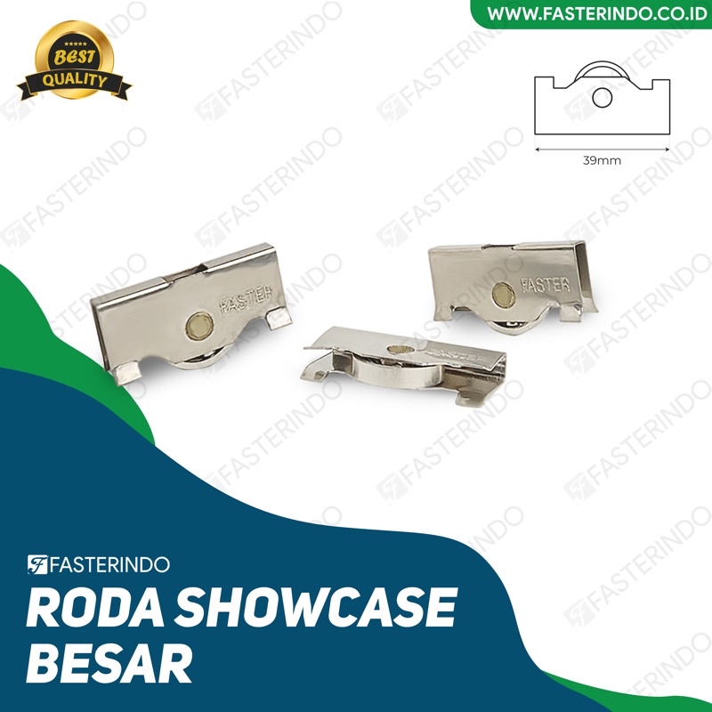 Jual Roda Showcase Besar Faster / Roda etalase kaca | Shopee Indonesia