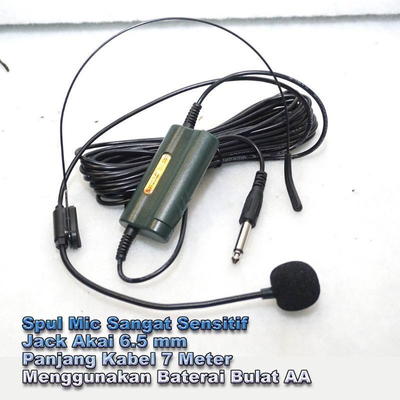 Jual mic bando shure sh50T mic clip on shure sh 50T mic imam mic