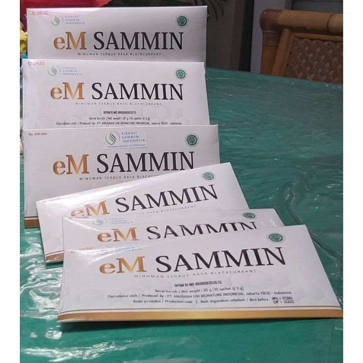 Jual EM SAMMIN 3 Pcs ( 30 sachet) | Shopee Indonesia