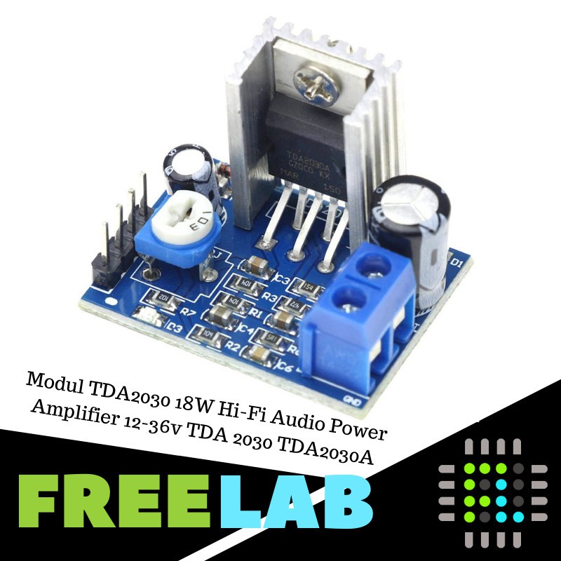 Jual Modul TDA2030 14W Hi-Fi Audio Power Amplifier 12-36v TDA 2030 Ori ...