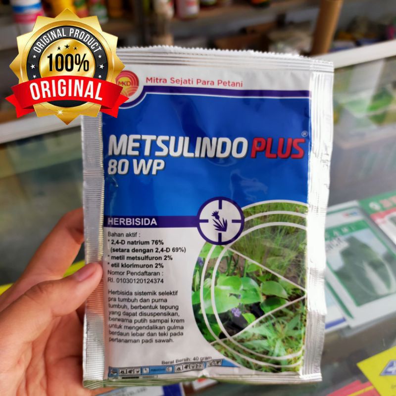 Jual Herbisida Metsulindo Plus Wp Pembasmi Gulma Dan Teki Tanaman