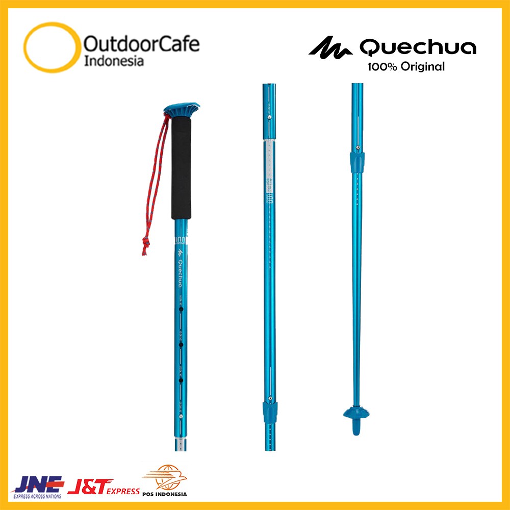 Jual Tongkat Naik Gunung Trekking Pole Quechua Arpenaz 100 Hiking Pole Shopee Indonesia