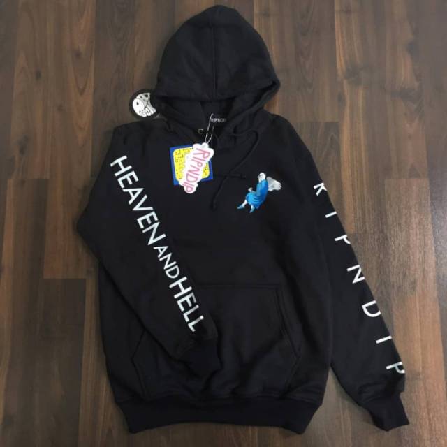 Jual SWEATER HOODIE RIPNDIP HEAVEN AND HELL JACKET MIRROR ORIGINAL RARE ITEM HYPEBEAST BEST SELLER Shopee Indonesia