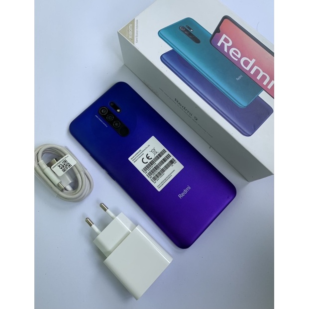 Jual REDMI 9 4/64 || & 3/32 GB BEKAS ORIGINAL FULLSET | Shopee Indonesia