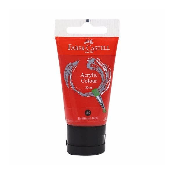 Jual Faber-Castell Acrylic Colour 30ml Brilliant Red 183021 | Shopee ...