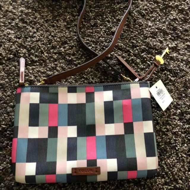 Fossil devon best sale crossbody bright multi