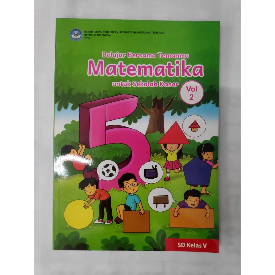 Jual Buku Kelas 5 SD Matematika Volume 2 Kurikulum Merdeka/Penggerak ...