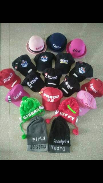 Jual TOPI NAMA BORDIR | Shopee Indonesia