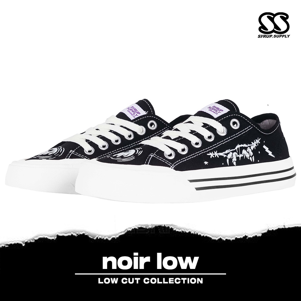 Jual Syrup Supply - Noir Low - Sneakers - Sepatu Unisex | Shopee Indonesia