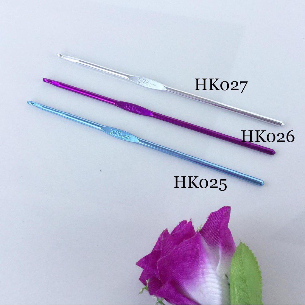 Jual Hakpen Rajut Crochet Hook Full Aluminium SKC Per Biji | Shopee ...