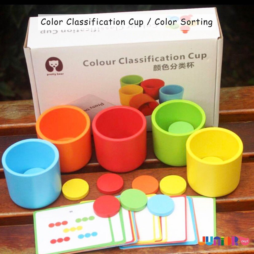Jual Color Classification Cup /Color Sorting/Pengenalan Warna ...