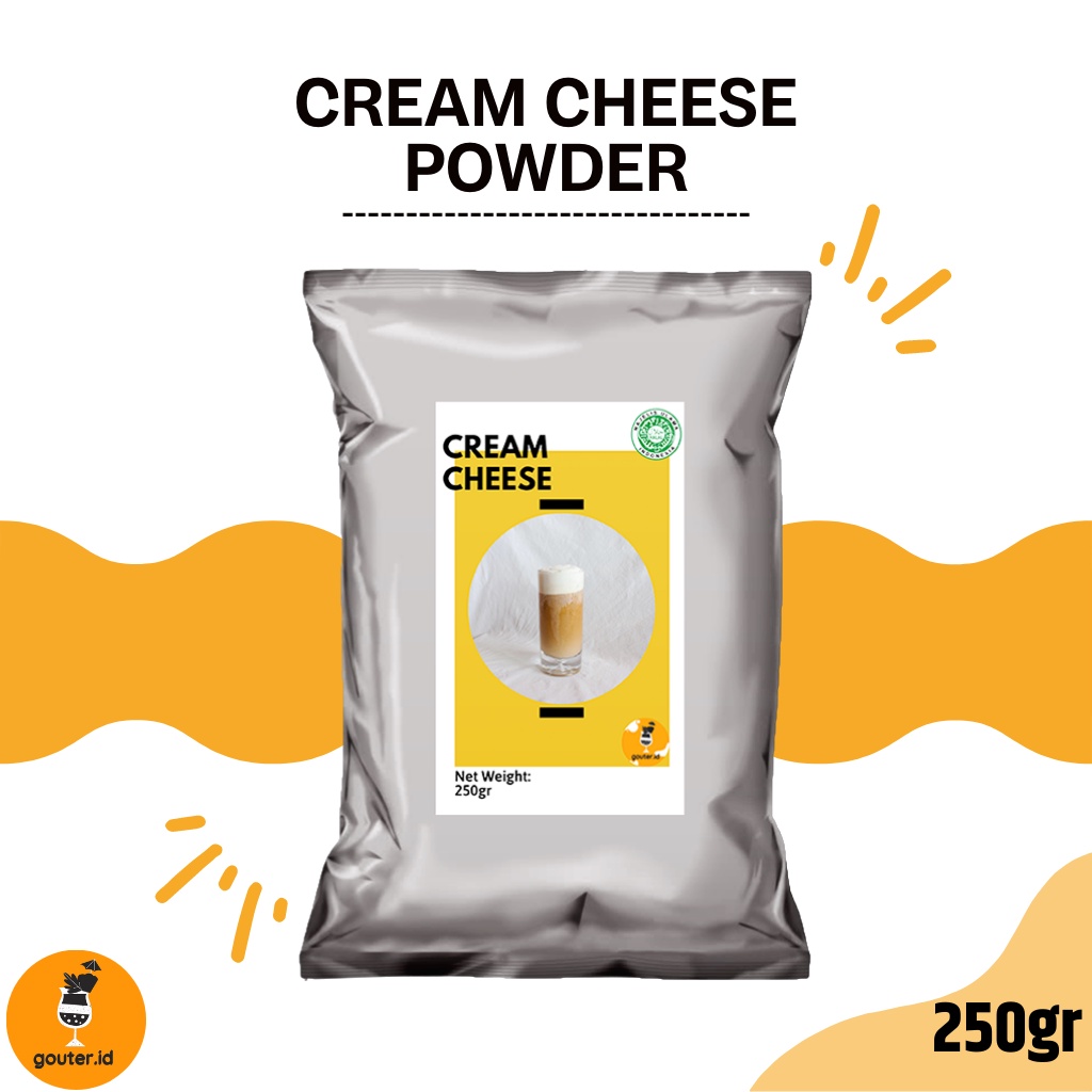 Jual CREAM CHEESE POWDER 250GR / TOPING MINUMAN KEKINIAN / CHEESE FOAM
