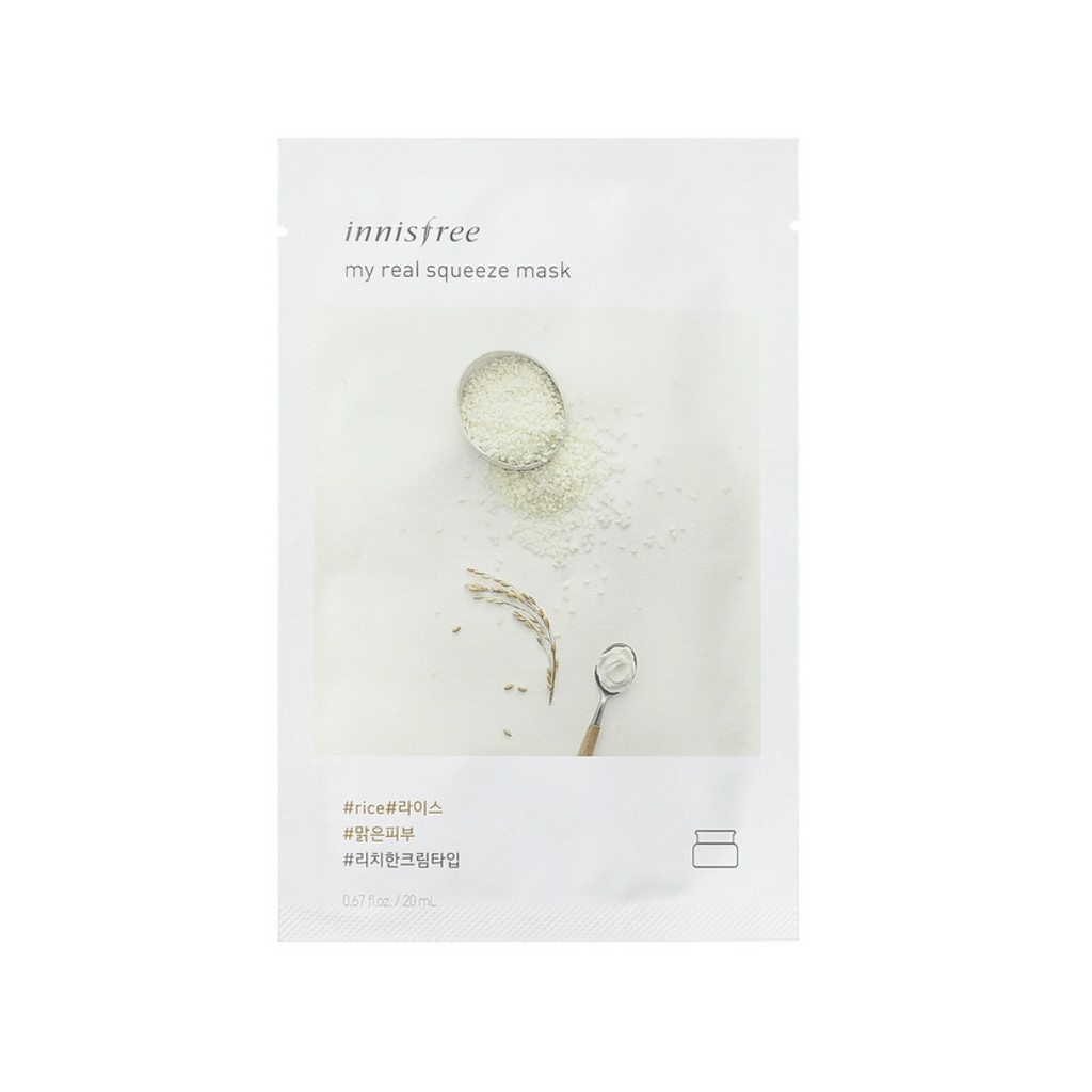 Jual Innisfree My Real Squeeze Mask Rice Terlengkap & Harga Terbaru ...