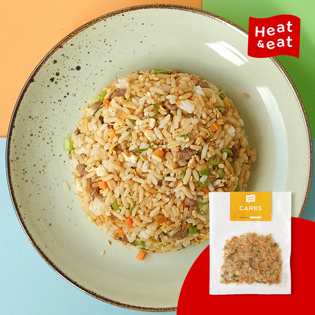 Jual DafitHeat FRIED RICE 120gr (Beef/Salmon Fried Rice) Frozen Food ...