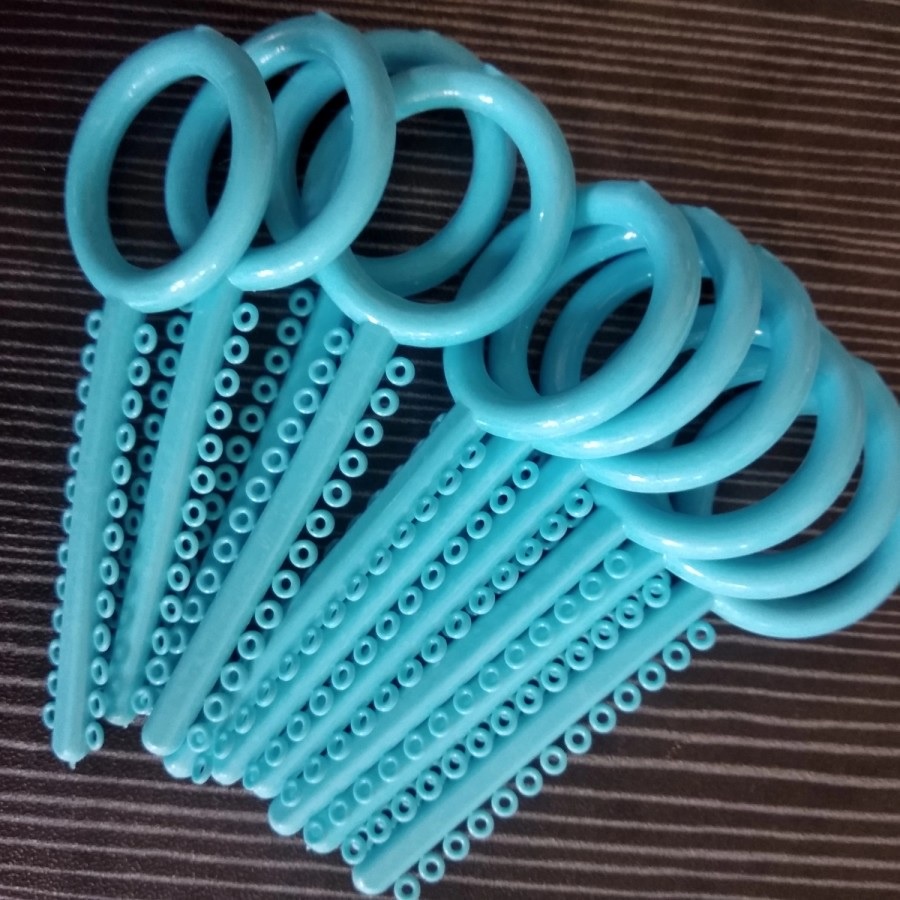 Jual Power O AO Art Ortho Biru Muda isi 10 stick O Ring Ligature Tie ...