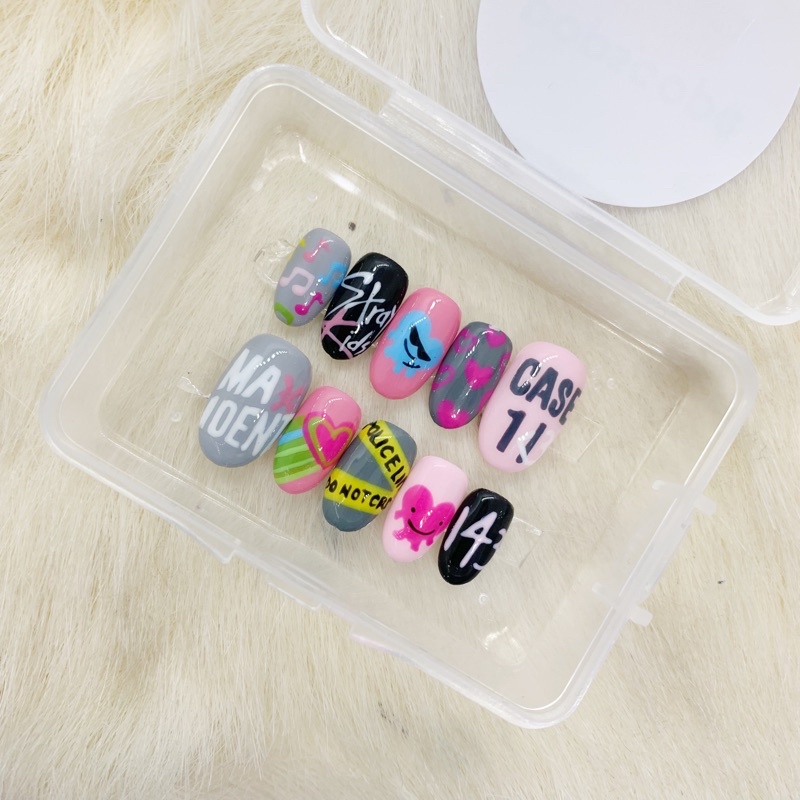 Jual STRAYKIDS SKZ CASE143 Case 143 Maxident Custom Press On Nails Nail ...