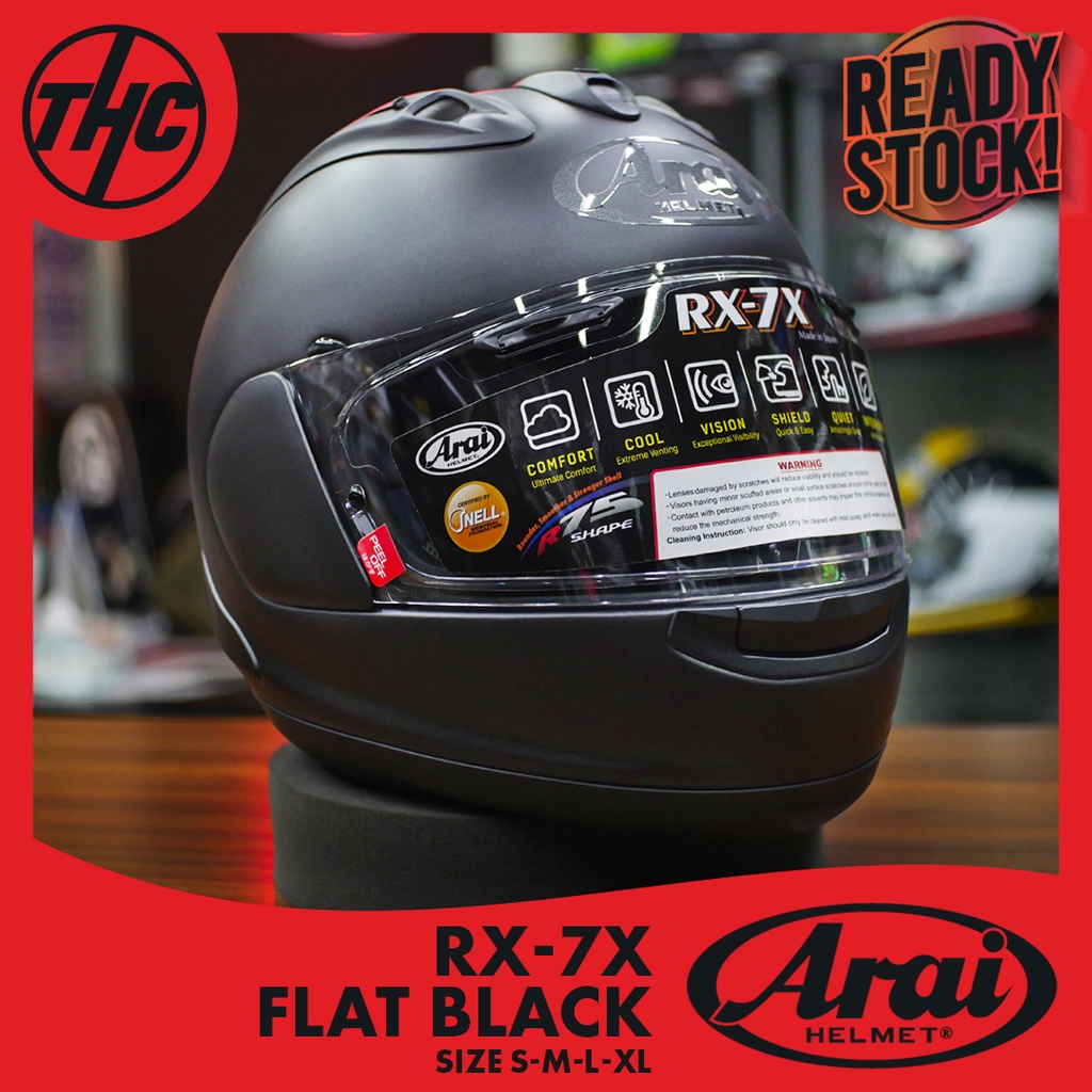 Arai best sale rx7x black