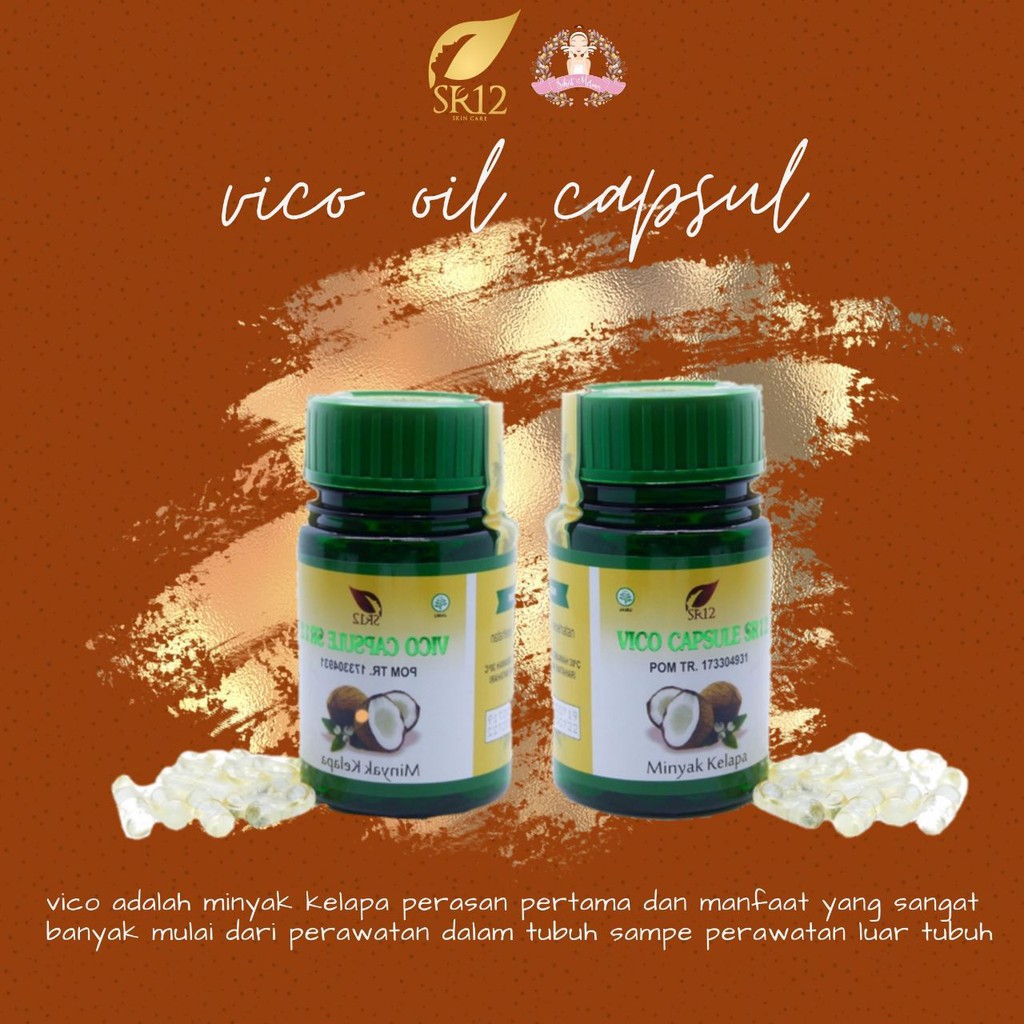 Jual Vco Kapsul Sr Vico Minyak Kelapa Kapsul Virgin Coconut Oil