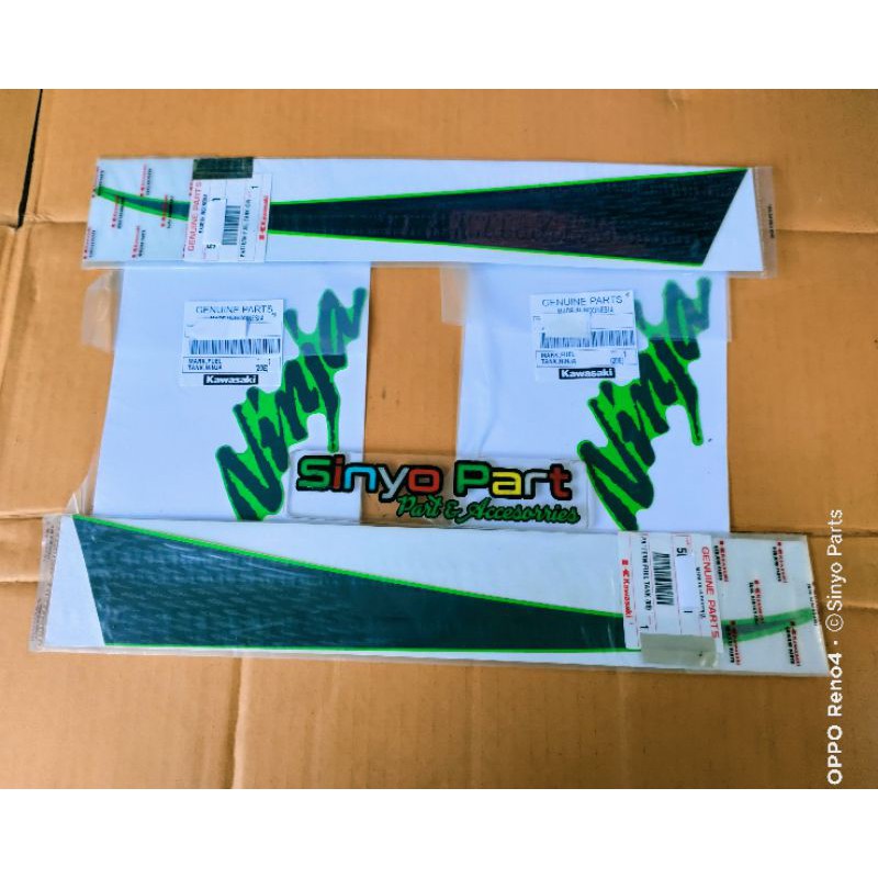 Jual sticker stiker tangki ninja RR OLD SE 2009 GEN 2 ORIGINAL KAWASAKI ...