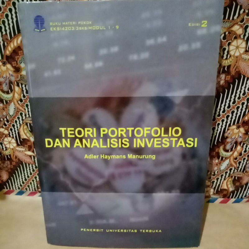 Jual TEORI PORTOFOLIO DAN ANALISIS INVESTASI EKSI4203 EDISI 2 | Shopee ...