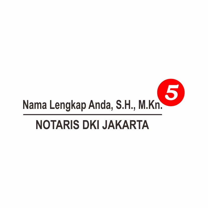 Jual Stempel Tanda Terima Notaris Ppat Shopee Indonesia