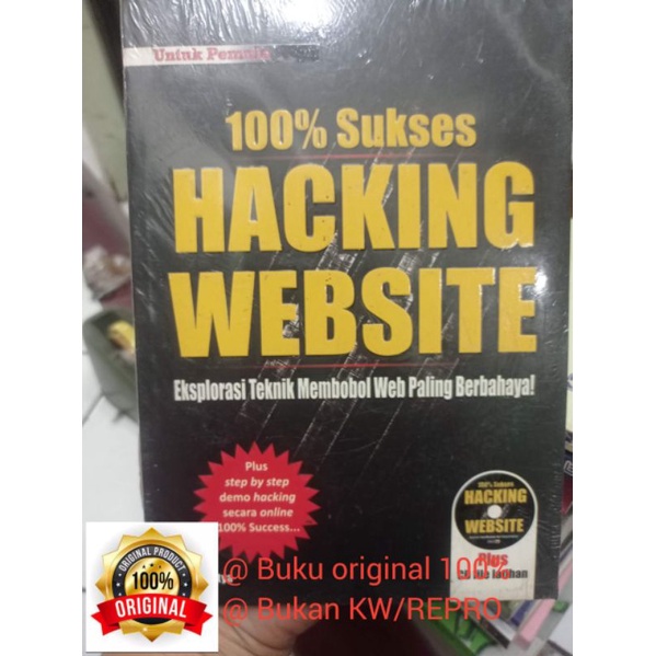 Jual Buku Hacking Website. 100% Original +cd | Shopee Indonesia