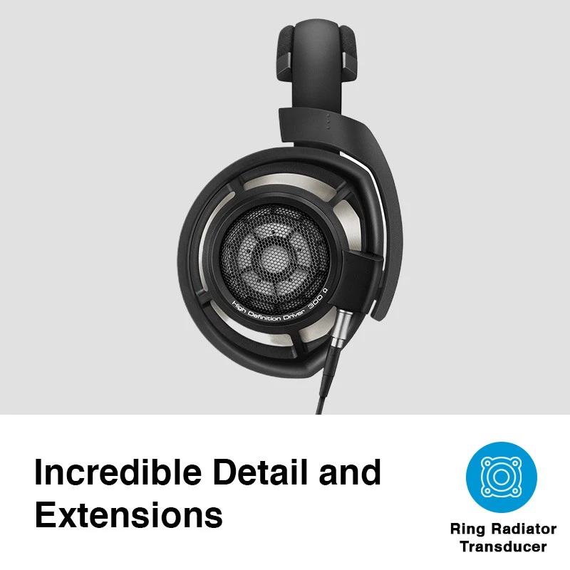 SENNHEISER HD 800 S DYN.ST Headphone Black XLR4