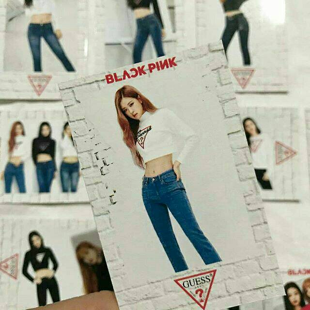Jual BLACKPINK X Guess Polaroid kpop Shopee Indonesia