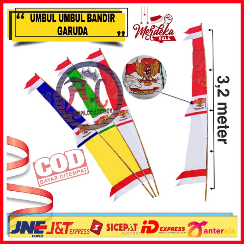 Jual Bendera Umbul Umbul Bandir 3 Meter Shopee Indonesia 